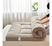 Matelas futon japonais, pliable, tatami, portable, facile à ranger, en tissu respirant, pour canapé, café, 120 x 200 cm