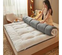 Matelas futon japonais portable - Tapis de sol épais et doux pour le | Matelas futon pliable portable - Solution de couchage confortable pour la maison, les voyages et l'utilisation des invités