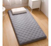 Matelas futon japonais pour lit simple/jumeau/grand lit/très grand lit/très grand lit, matelas enroulable pour invité au sol, tatami (gris, 150 x 200 cm)