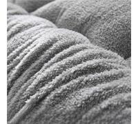 Matelas futon japonais - Rembourrage en coton enroulable - Tapis de couchage pliable pour dortoir, lit d'invités, chaise longue de sol, tapis épais et ensemble d'oreillers (jaune, 90 x 200 cm)