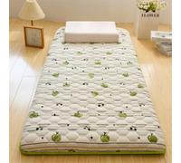 Matelas futon Japonais Super Doux, Tapis Enroulable for lit futon for Un Sommeil Confortable, pour invités, dortoirs, Camping(04,90x200cm)
