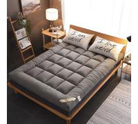 Matelas Futon Japonais Tapis De Couchage Tatami Matelas De Camping Portable Pliable Roll Up Roulez Le Lit D'invité Couchage Pad 10 Cm D'épaisseur Non-glissement Doux Tapis De Lit De Canapé De Plancher