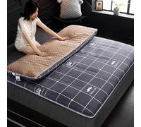 Matelas futon japonais - Tapis de sol pliable et doux, matelassé, antidérapant, respirant, portable, pour la maison et le dortoir, design confortable