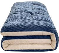 Matelas futon Japonais - Tapis de Sol Pliable pour Camping, dortoir et invités, Matelas de Couchage Portable Ultra-Doux pour Adultes, Tapis de Voyage et de Sieste Compact