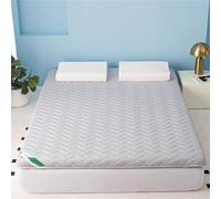 Matelas Futon Japonais, Tapis En Mousse À Mémoire De Forme 5 Cm D'épaisseur | Coussin de couchage pliable et portable, ferme et confortable, for lit d'invité de camping au sol,(Grey,100 x 200 x 5 cm)