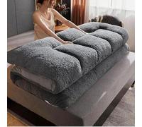 Matelas futon japonais très épais, super doux et portable, matelas de couchage moelleux enroulable pour invités 100 x 200 cm, solution de literie de voyage