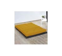 Matelas futon latex couleur - ocre, dimensions - 160 x 200 cm