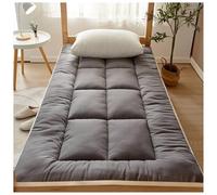 Matelas Futon - Matelas de sol léger pliable rembourré épais pour lit simple, tapis de sol portable confortable pour dortoir, hôtel, appartement, camping, chambre d'amis (Gris, 120x200cm)
