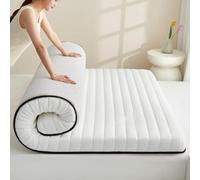 Matelas futon - Matelas épais pliable pour chambre à coucher, salon, dortoir, camping - Matelas portable enroulable pour économiser de l'espace