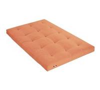 Matelas futon orange goyave coeur en latex 140x190 G