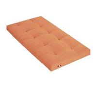 Matelas futon orange goyave coeur en latex 90x190 G