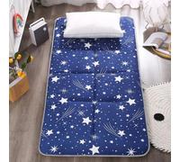 Matelas de sol futon japonais pliable enroulable - Matelas futon japonais de camping avec dos antidérapant (jaune, 70 x 180 cm)