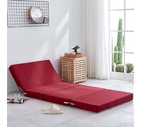 Matelas futon pliable en mousse, 200 cm, lit futon portable, housse amovible, fond antidérapant, idéal pour les invités, matelas de voyage compact, idéal pour les soirées pyjama, essentiel
