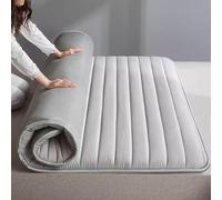 Matelas futon pliable portable en latex naturel confortable pour canapés, chaises longues, chambres d'amis, dortoirs, matelas facile à enrouler