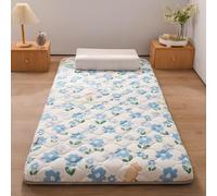 Matelas futon pliable portable pour tapis japonais parfait pour une ou deux utilisations - Léger et confortable - Design compact