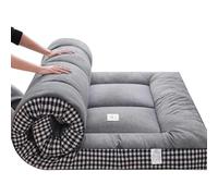 Matelas futon pliable - Tapis de couchage épais et portable pour chambre à coucher, salon, camping et tente - Tapis de couchage confortable et polyvalent pour invités et voyage