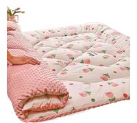 Matelas futon portable enroulable pour lit double/complet, compact et léger, idéal pour un séjour minimaliste et un confort des invités