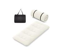Matelas Futon Portable Pliable, Housse Lavable, pour Le Camping, Les Voyages