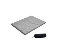 Matelas Futon Taille Queen 203,2x152,4x8,9cm Gris Pour Méditation et Relaxation