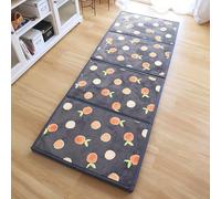 Matelas futon - Tatami japonais - Tapis de sol en rotin rafraîchissant - 4 couches - 4,5 cm d'épaisseur - Confortable - Pour lit simple et double