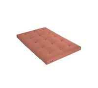 Matelas futon terracotta coeur en mousse à mémoire de forme 140x190