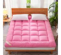 Matelas futon, tissu brossé doux et confortable, infroissable, lavable, évacuant l'humidité, respirant, rempli de duvet 3D, matelassage délicat, pliable et pliable