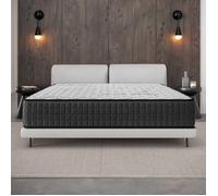 Matelas GAMMA 140x190 cm-Hybride-30 CM-Ressorts Ensachés-Mémoire de Forme-Mousse HR 35 kg-Latex-Confort mi-ferme-Réversible