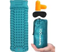 Matelas Gonflable 1 Place Matelas Camping Matelas Plage Bleu Canard