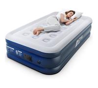 Matelas gonflable 1 place - TWINBIRD - 99x188x36,5 cm - Pompe électrique intégrée - Gonflage rapide 1,5 min