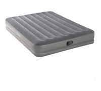 Matelas gonflable 2 personnes - TWINBIRD - Gris - 203x152x30 cm - Gonfleur électrique intégré - Prise USB - Fiber Tech