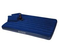 Matelas gonflable 2 places Downy Classic XL + 2 oreillers gonflables + un gonfleur à main