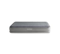 Intex Pools Matelas gonflable Mid Rise Flex-Pump 64114 – 2 places, pompe électrique USB, gris