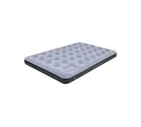 High Peak Matelas gonflable Double Comfort Plus 40025 Velor Gris/Bleu