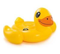 Intex Pools Bouée gonflable Canard jaune à chevaucher 2 poignées de maintien