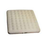 Matelas Gonflable Avec Pompe Électrique Intégrée, Lit De Camping Surélevé 25 Cm Avec Structure De Soutien, Lit Gonflable En PVC Imperméable Pour La Maison, Les Invités Et Les Voyages,Beige- 198*180*25