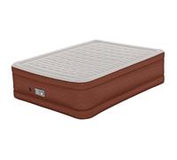Bestway AlwayzAire Matelas Gonflable Fortech 2 Places avec Double Pompe électrique intégrée Comfort Choice+ - 203 cm x 152 cm x 51 cm - Beige/Marron