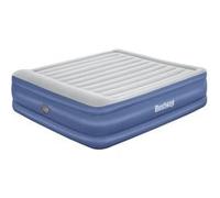 Bestway Matelas gonflable TriTech King – Pompe intégrée, 203 x 193 x 56 cm – Gris clair