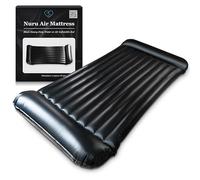 Matelas gonflable de massage Nuru | PVC noir durable et imperméable | 224 x 122 x 15 cm | Protection contre les produits à base d'huile, d'eau et de silicone