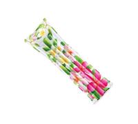 Matelas gonflable de natation multicolore - INTEX - 183 x 69 cm - Appuie-tête gonflable - 2 chambres à air - PVC 0 18 mm