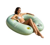 Matelas Gonflable De Piscine,Chaise Canapé Gonflable Épais Rafraîchissant | Sièges De Lounge Flottants | pour S'Amuser dans l'eau en Été Intérieur Extérieur en Plein Air Camping Lac Mer Plage