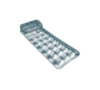 Matelas gonflable de piscine INTEX 90620 avec appuie-tête intégré Gris argent