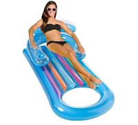 Matelas gonflable de piscine - Pour adulte - Imperméable - Pour le gonflage - Protection contre les éclaboussures - Pour lac, plage, jardin, piscine