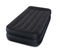 Intex - 64122NP - Lit Gonflable Pillow Rest Raised - Électrique 1 Pers, Noir