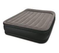 Matelas gonflable électrique 2 personnes - INTEX - Deluxe - Moelleux - Equilibré - Gris