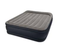 Matelas Gonflable Électrique 2 Places ""Fibertech Luxe"" Gris