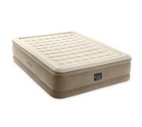 Matelas gonflable électrique Intex Ultra Plush 2 places Beige