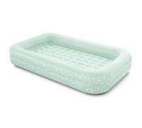 Matelas gonflable enfant 1 place + gonfleur - Intex Beige
