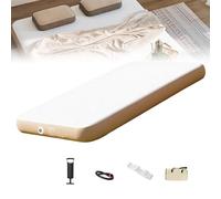 Matelas gonflable, gonflage rapide en 2 minutes, capacité de 200 kg, compact et portable, 20 cm d'épaisseur, pour enfants, tout-petits et adultes, pompe à air simple incluse