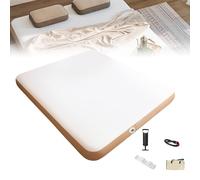 Matelas gonflable, gonflage rapide en 2 minutes, capacité de 200 kg, compact et portable, 20 cm d'épaisseur, pour enfants, tout-petits et adultes, pompe à air simple incluse