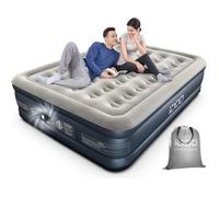 Matelas Gonflable - iDOO - 2 Personnes - Pompe Intégrée - Auto-gonflage en 3 Minutes - Confortable
